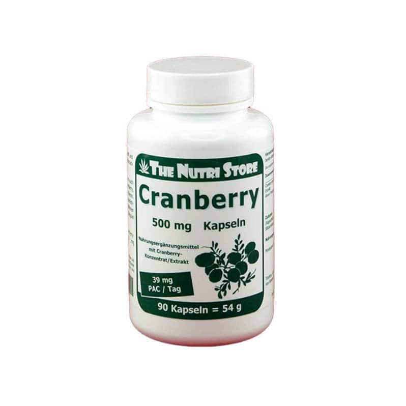 Cranberry 500 mg, 90 capsules