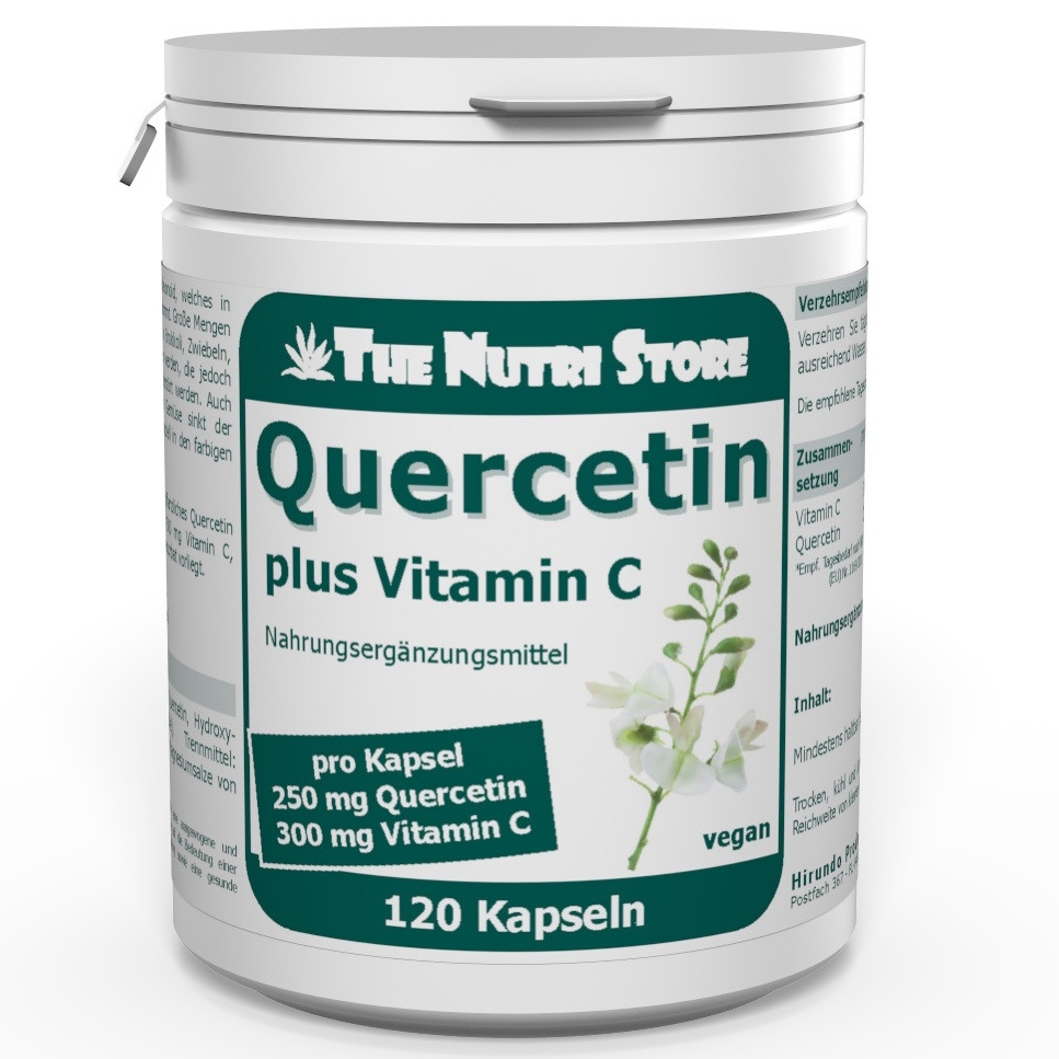 Капсули кверцетину 250 мг + вітаміну С 300 мг 120 шт. - Каталог товаров Greendar.