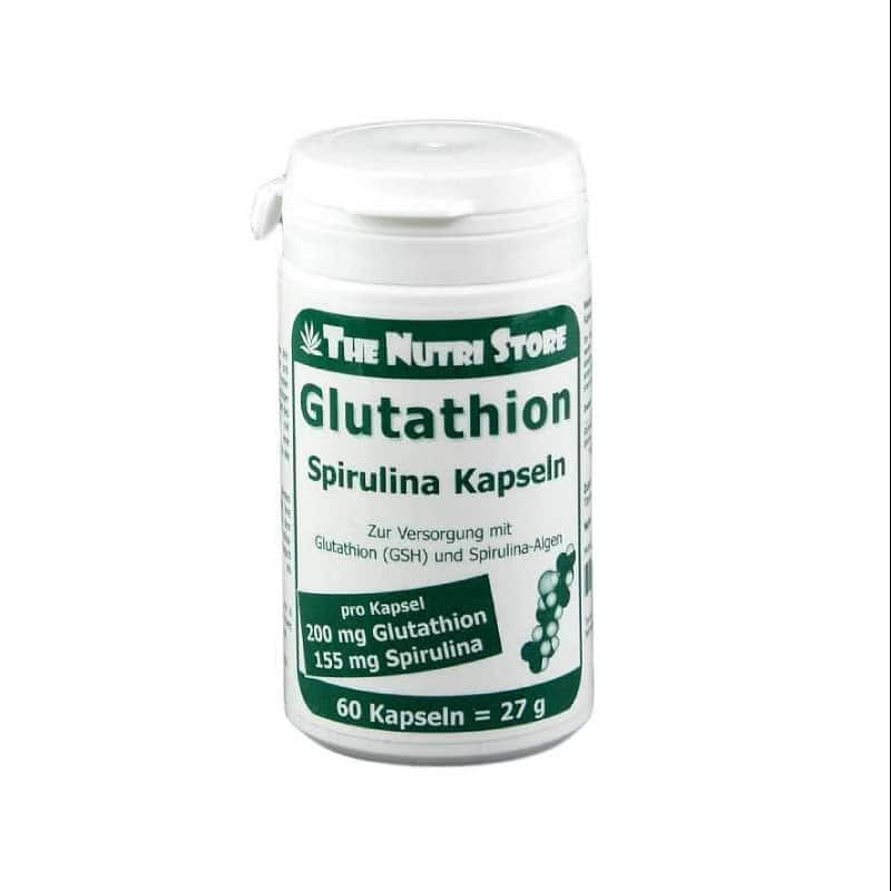 Gluthatione 200mg+Spirulina, 60 capsules